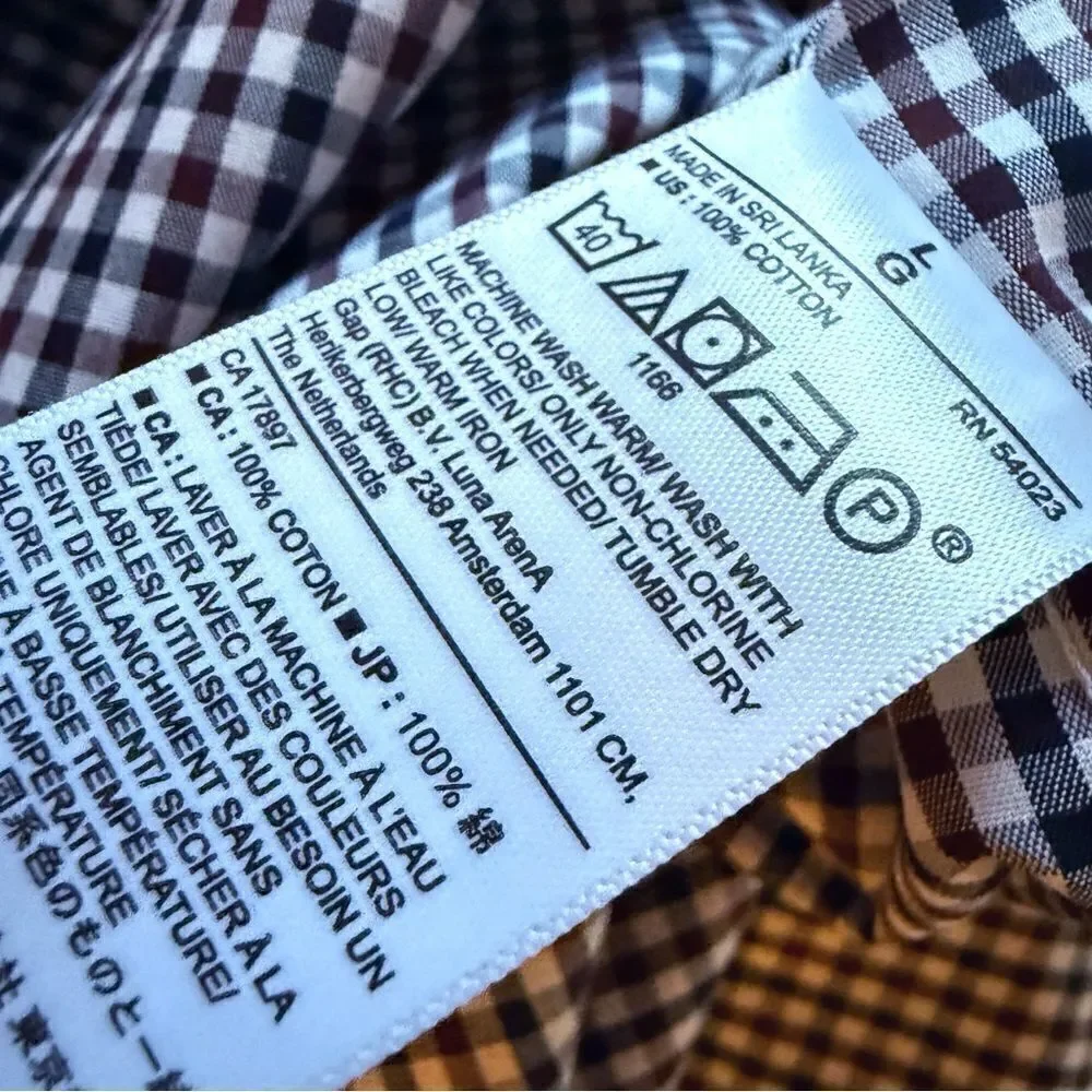 Banana Republic untucked fit plaid dress shirt